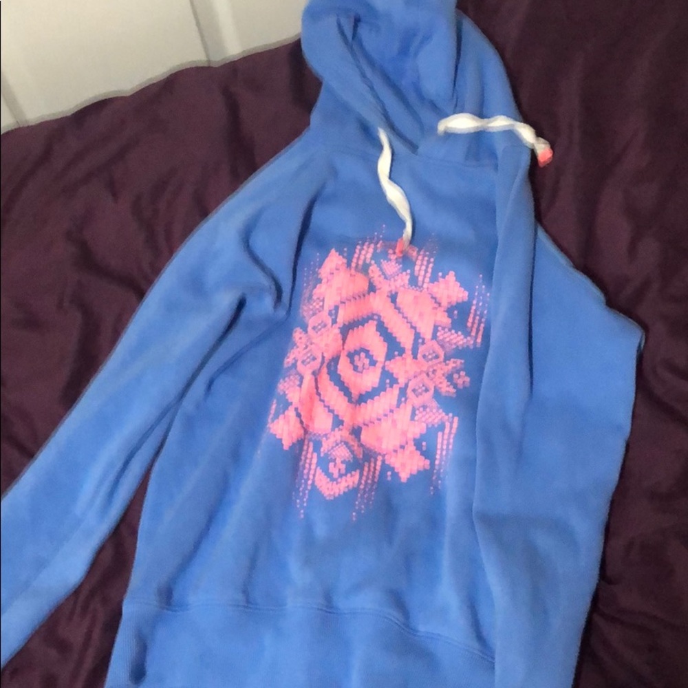 Pink and blue sweater